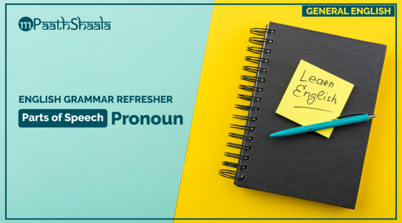 Parts of Speech - Pronoun