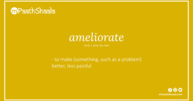 Definition of ameliorate