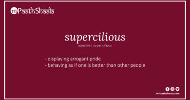 Definition of supercilious