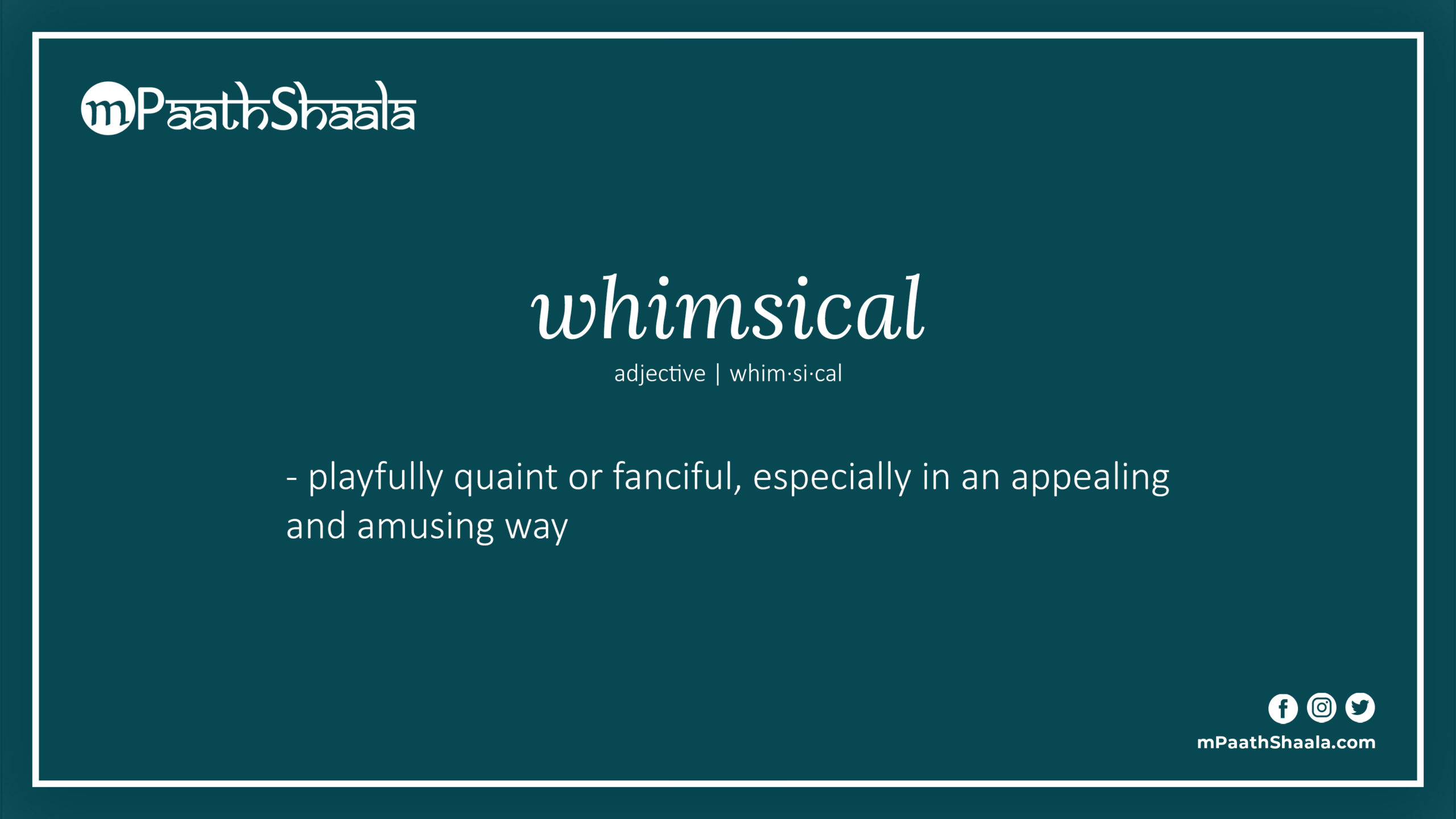 Definition of whimsical