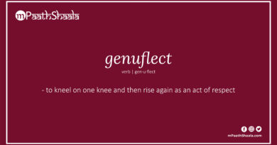 Definition of genuflect