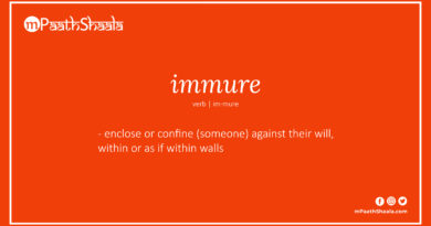 Definition of immure