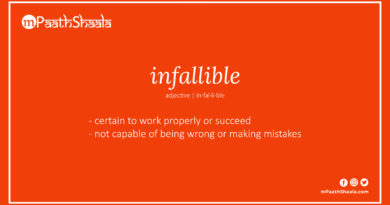 Definition of infallible