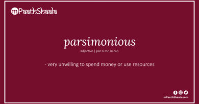 Definition of parsimonious