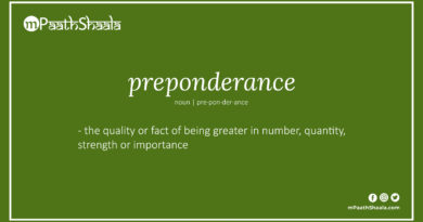 Definition of preponderance