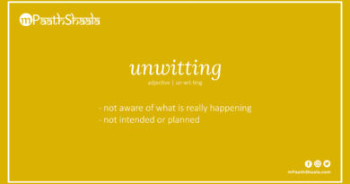 Definition of unwitting