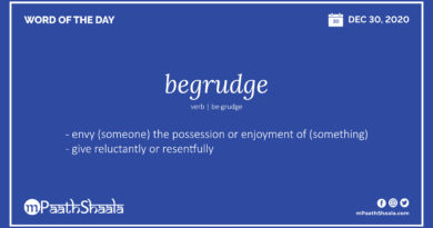 Definition, Pronunciation, Synonyms, Antonyms & Examples Sentences of begrudge – Word of the Day