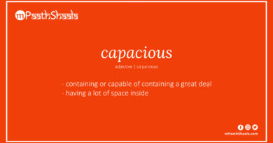 Definition of capacious