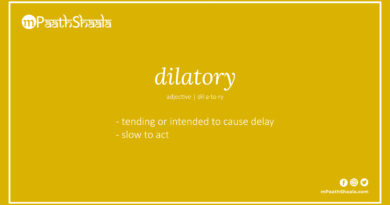 Definition of dilatory