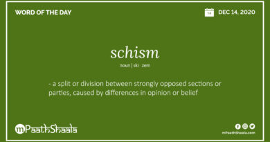 Definition, Pronunciation, Synonyms, Antonyms & Examples Sentences of schism – Word of the Day