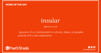 Definition of insular