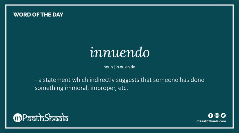 Definition of innuendo