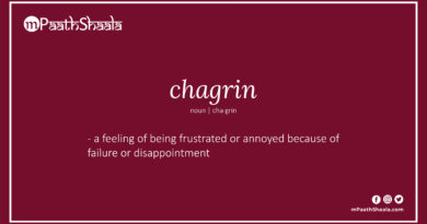 Definition of chagrin