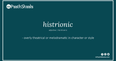 Definition of histrionic