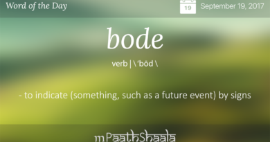 Definition of bode