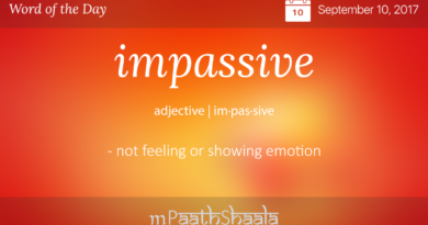 Definition of impassive