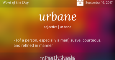 Definition of urbane