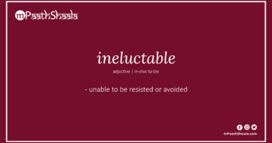 Definition of ineluctable