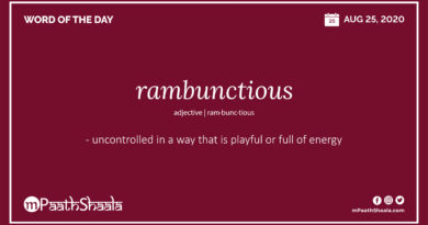 Definitions, Synonyms & Antonyms of rambunctious – Word of the Day