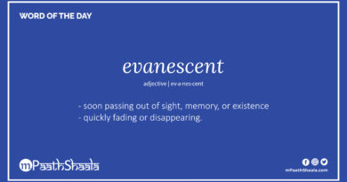 Definition of evanescent