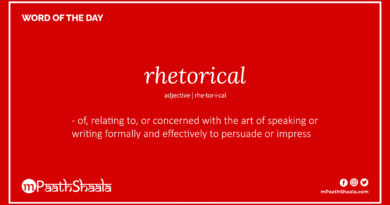 Definition of rhetorical