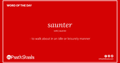 Definition of saunter