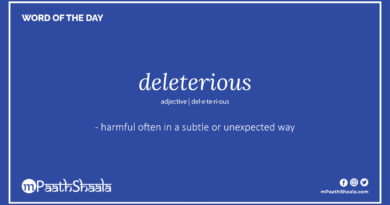 Definition of deleterious