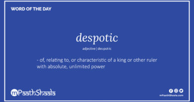 Definition of despotic