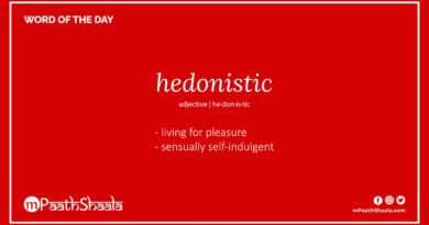 Definition of hedonistic