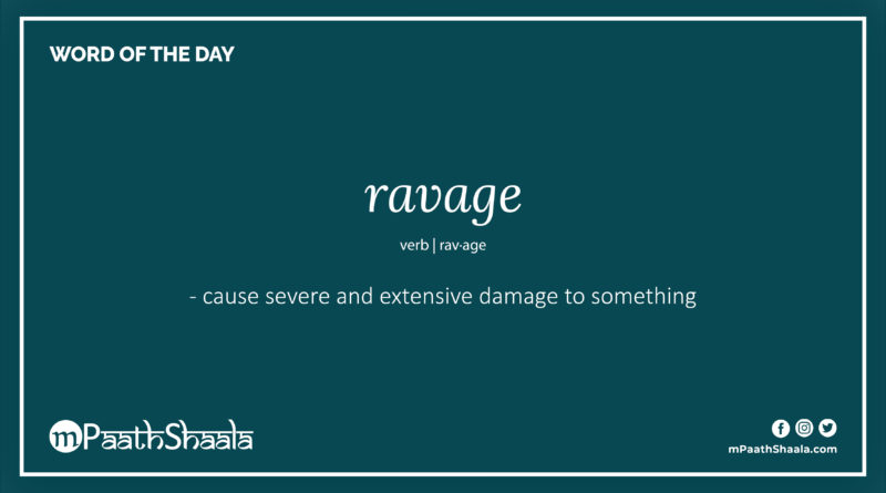 Definition of ravage