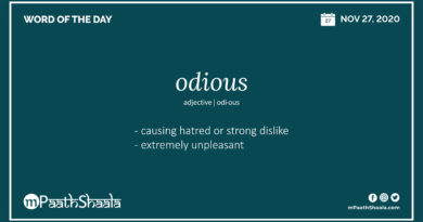 Definition of odious