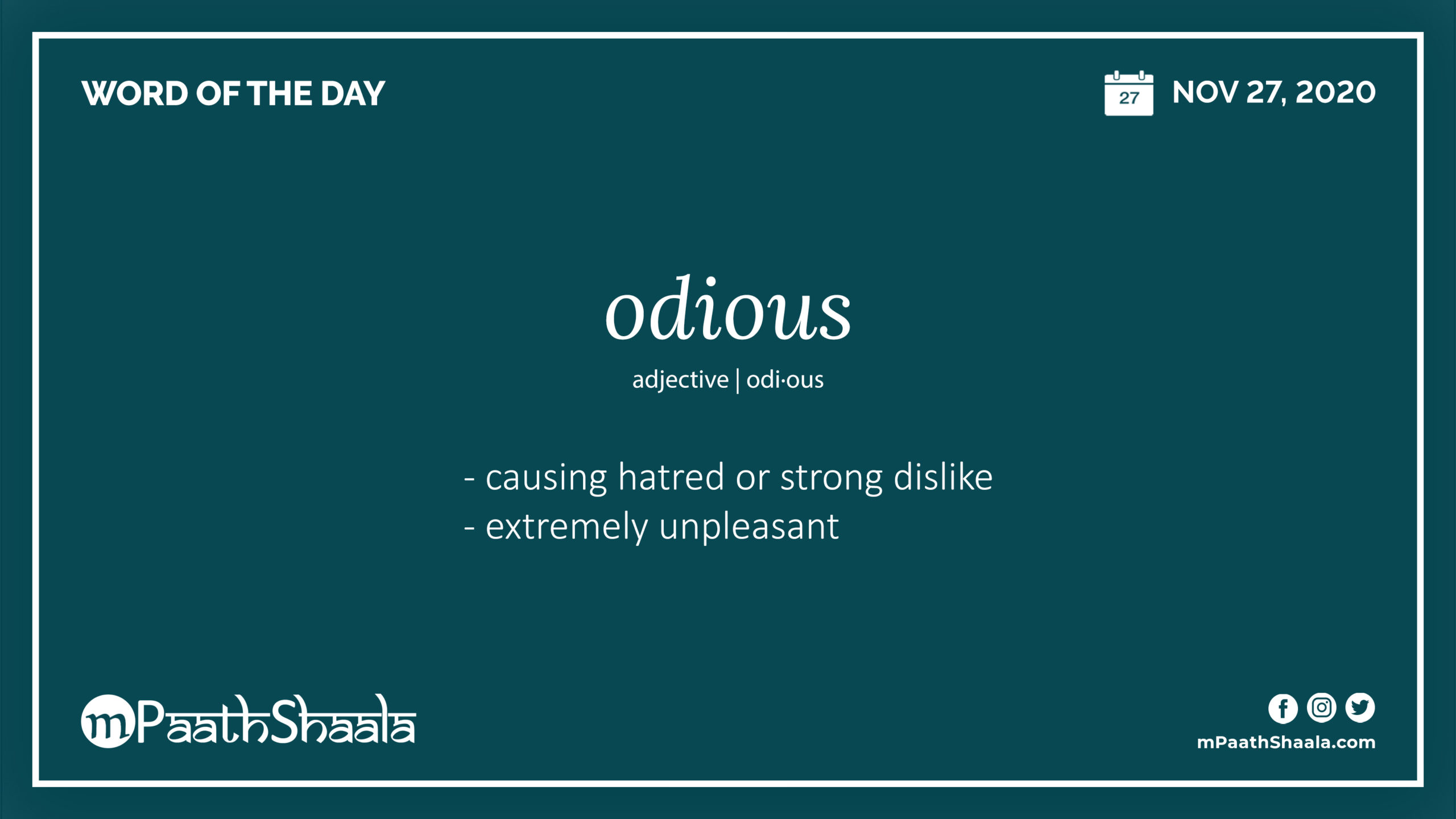 odious-definition-of-odious-mpaathshaala