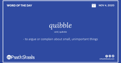 Definition, Pronunciation, Synonyms, Antonyms & Examples Sentences of quibble – Word of the Day