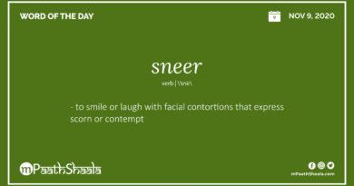 Definition, Pronunciation, Synonyms, Antonyms & Examples Sentences of sneer – Word of the Day