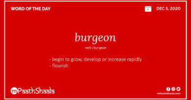 Definition, Pronunciation, Synonyms, Antonyms & Examples Sentences of burgeon – Word of the Day