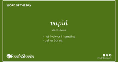 Definition of vapid