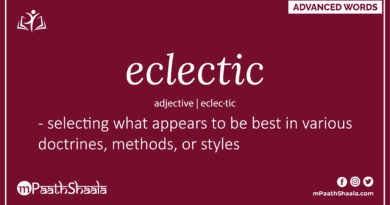 Definition of eclectic