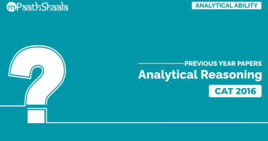 Analytical Reasoning CAT 2016