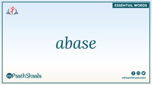 Definition of abase