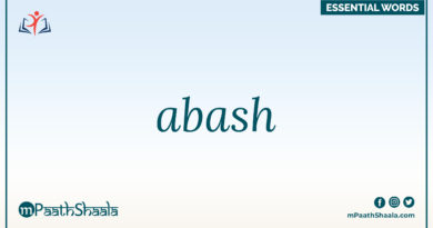 Definition of abash